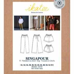Patron pantalon et short femme SINGAPOUR PDF – ikatee