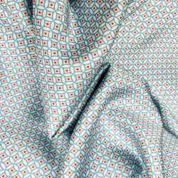 Tissu à petits motifs géométriques
