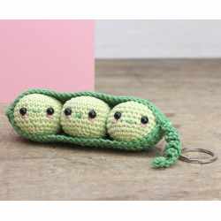 Kit Crochet Porte-clés Petits Pois