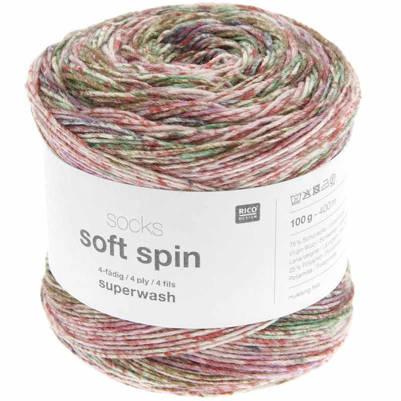 Socks Soft Spin 4 fils 004 Ethno Shades