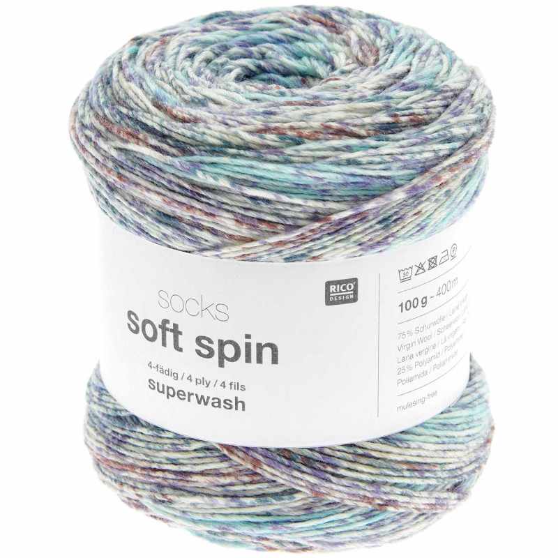 Socks Soft Spin 4 fils 008 Cool Colours