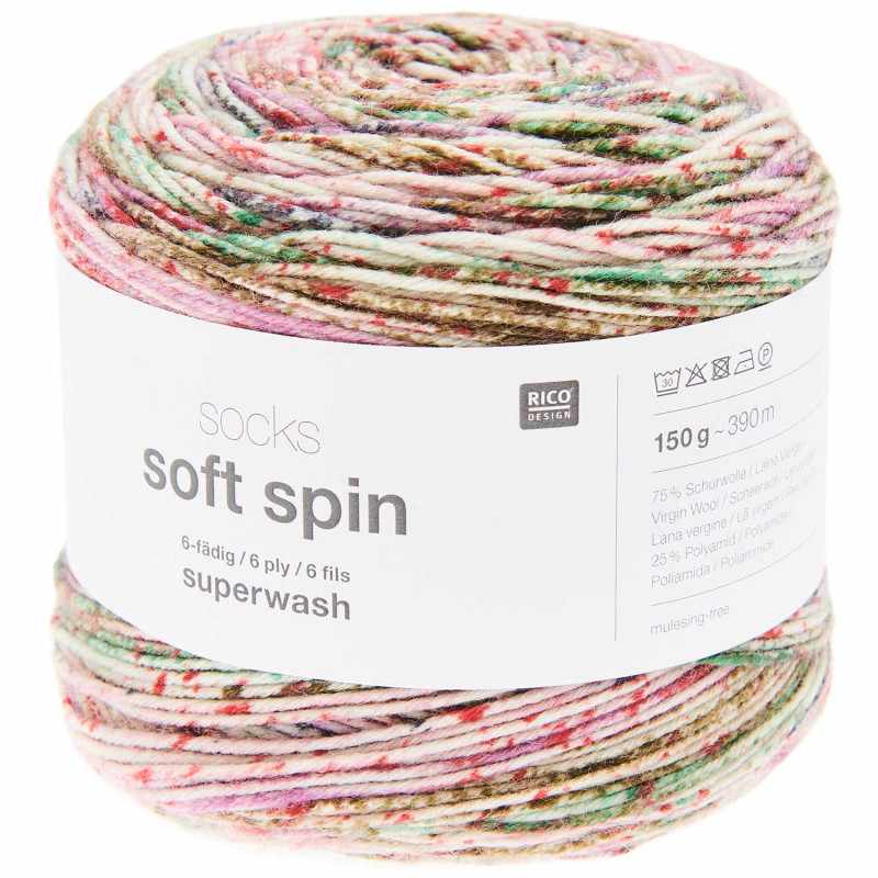 Socks Soft Spin 6 fils 004 Ethno Shades