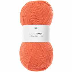 Socks Neon 4 fils 004 Orange