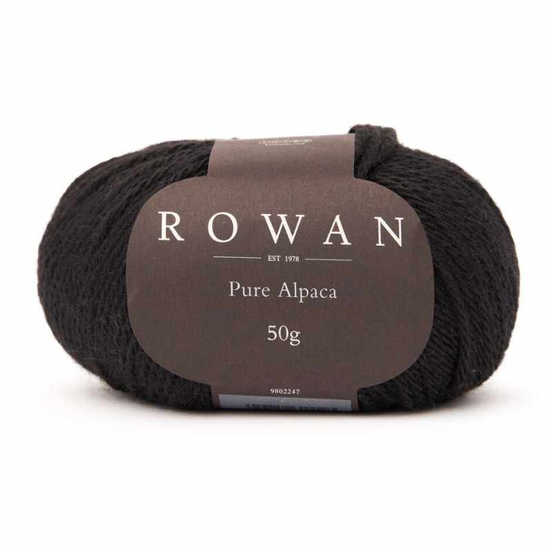 Rowan Pure Alpaca Noir 125