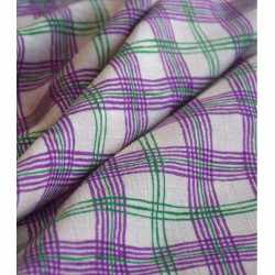 Viscose Harry's Check Purple - Singulière By Cousette