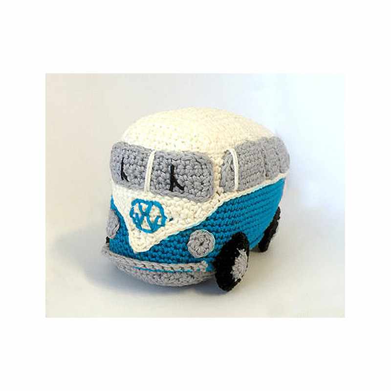 KIT CROCHET RETRO VAN BLEU